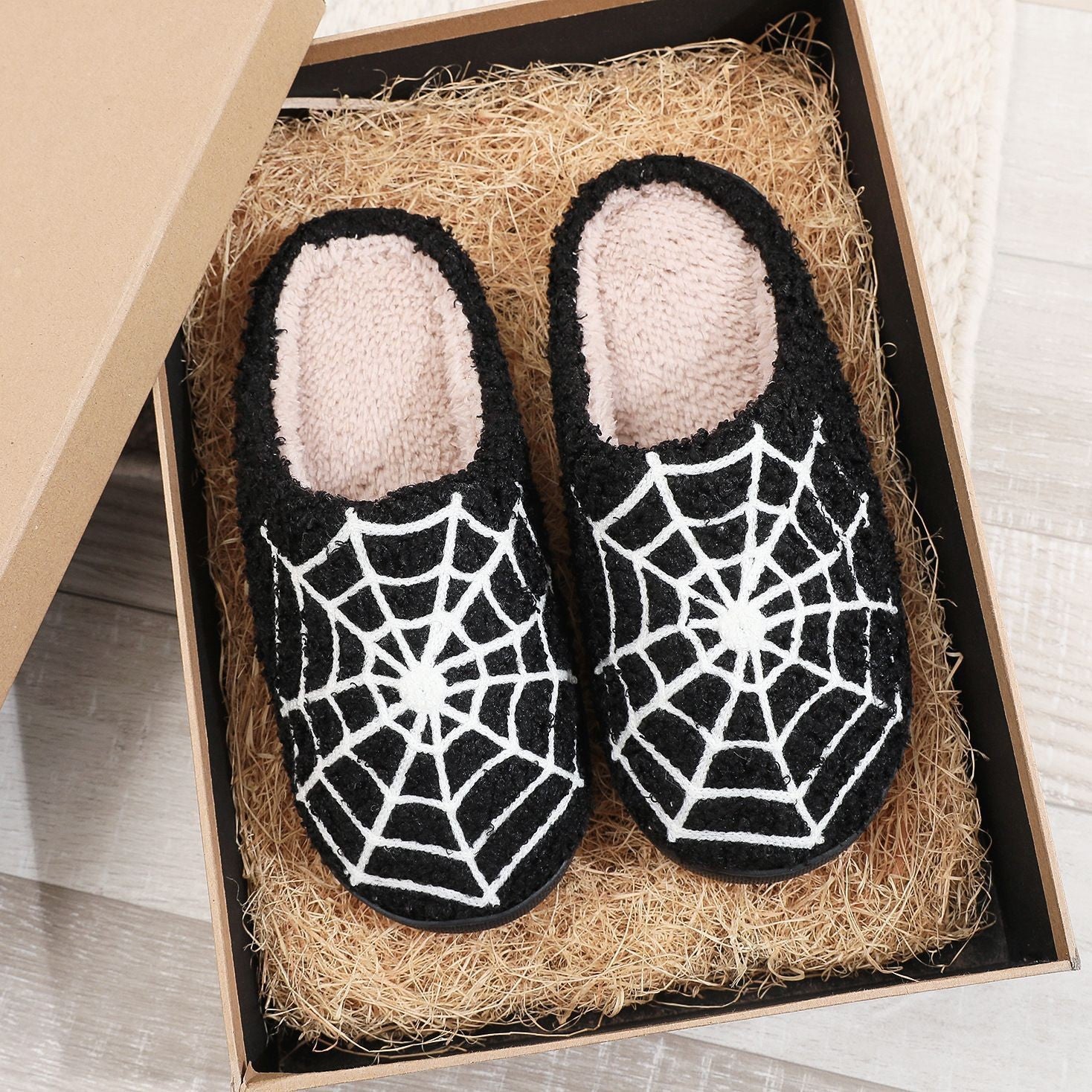 Halloween Plush Slippers Funny Design