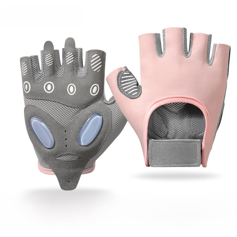 Women's Non-slip Air Cushion Sports Fitness Gloves