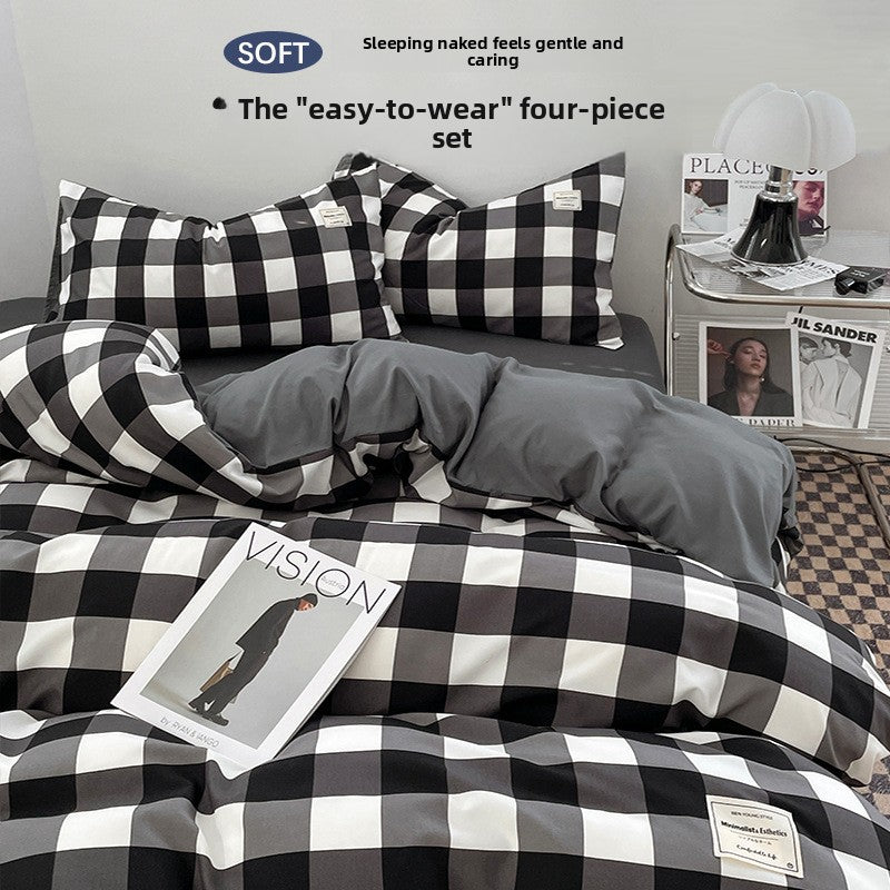 Washed Cotton Bed Sheet Set
