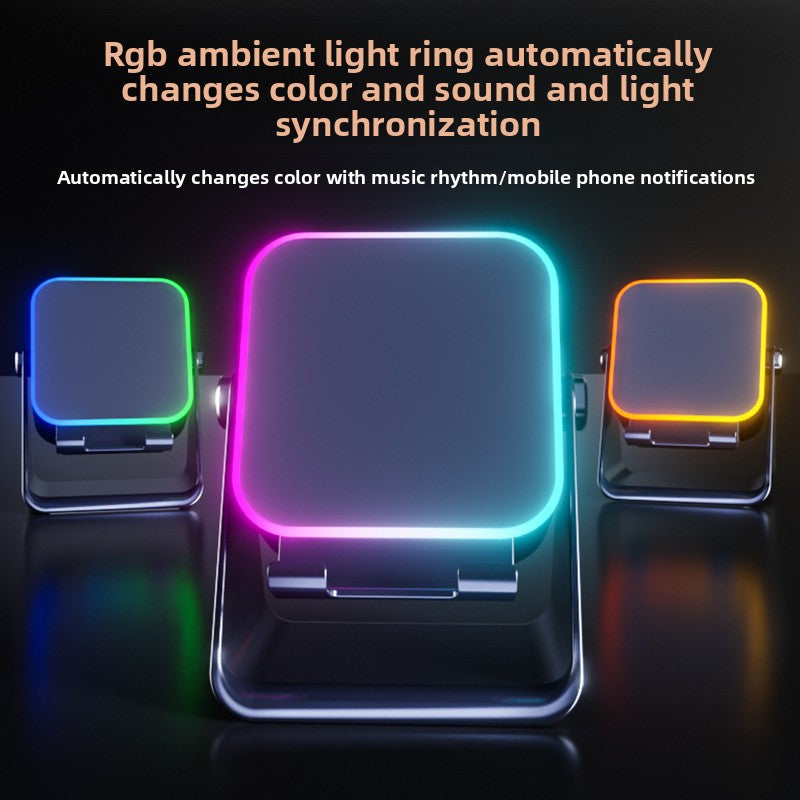 Multifunctional wireless speaker ambient light