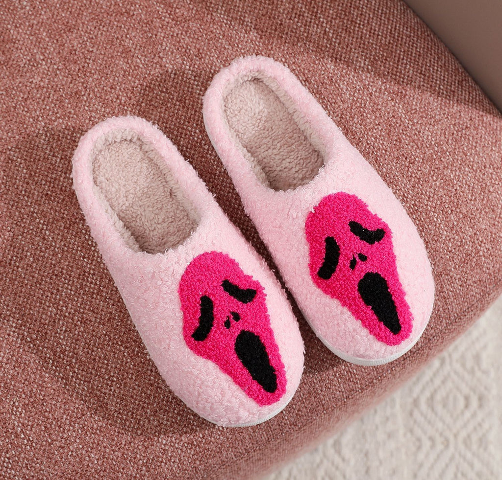 Halloween Plush Slippers Funny Design