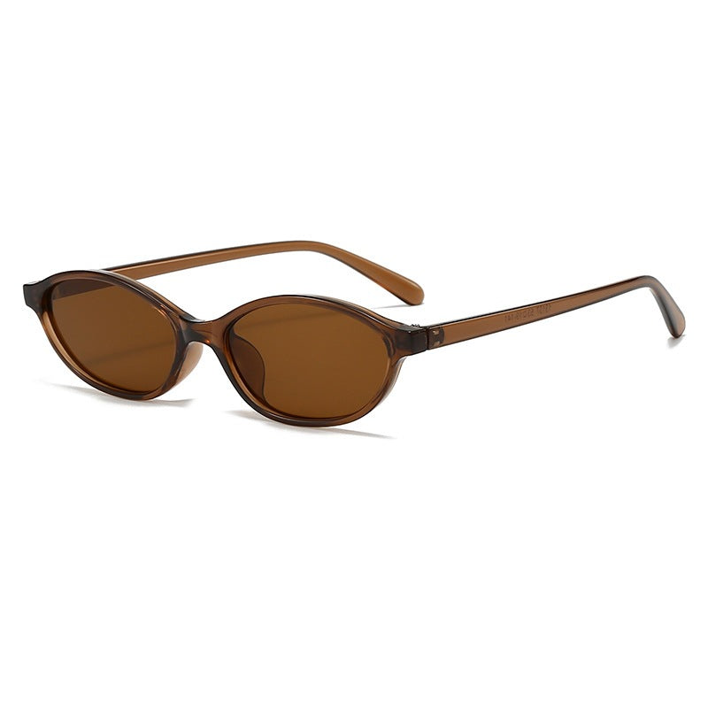 Vintage Oval Sunglasses UV400 Protection