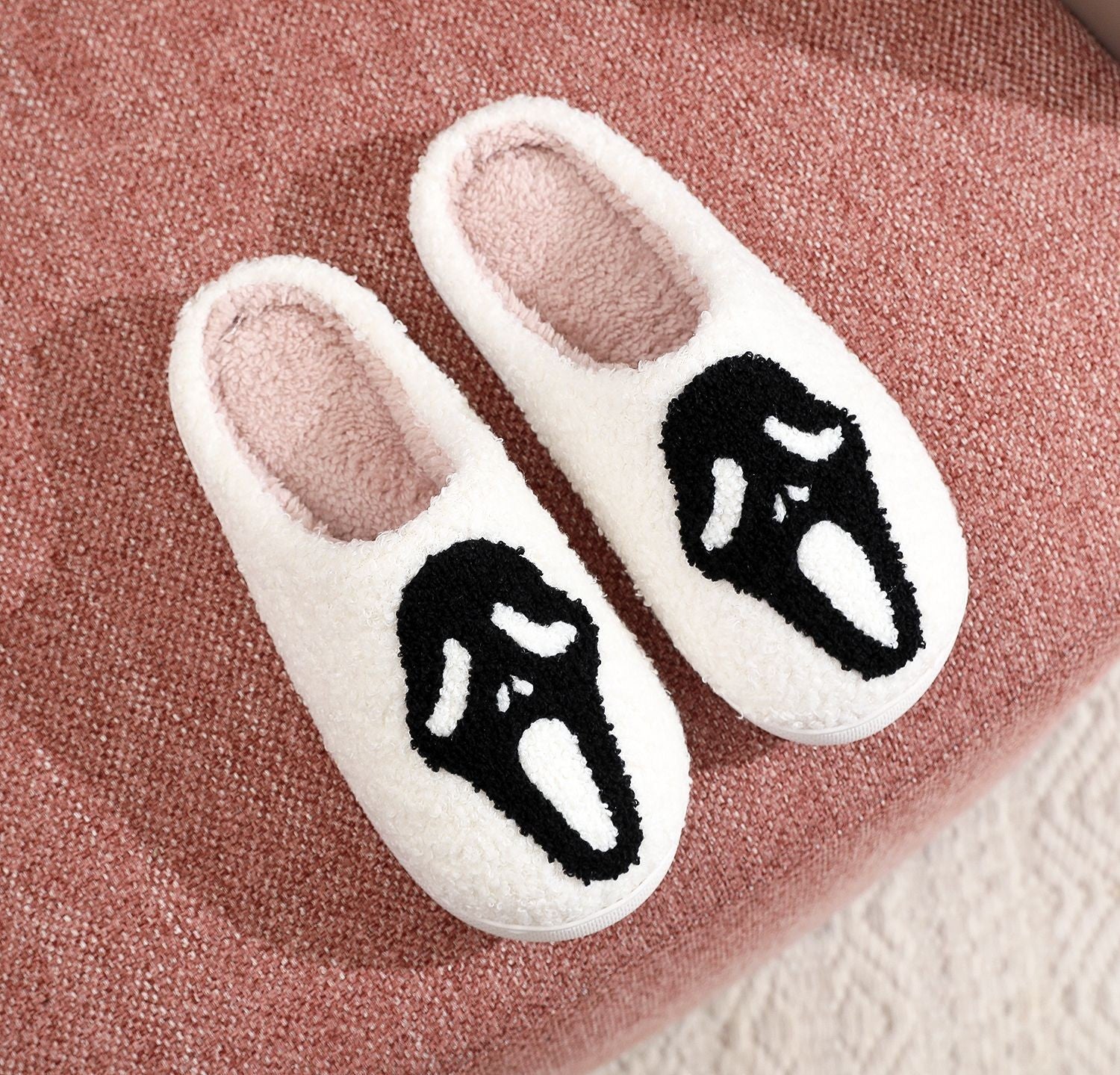 Halloween Plush Slippers Funny Design