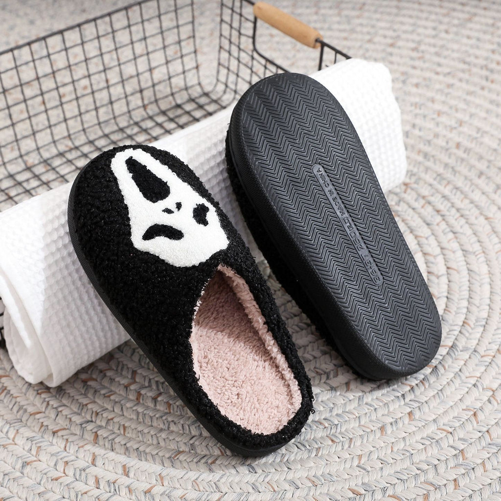Halloween Plush Slippers Funny Design