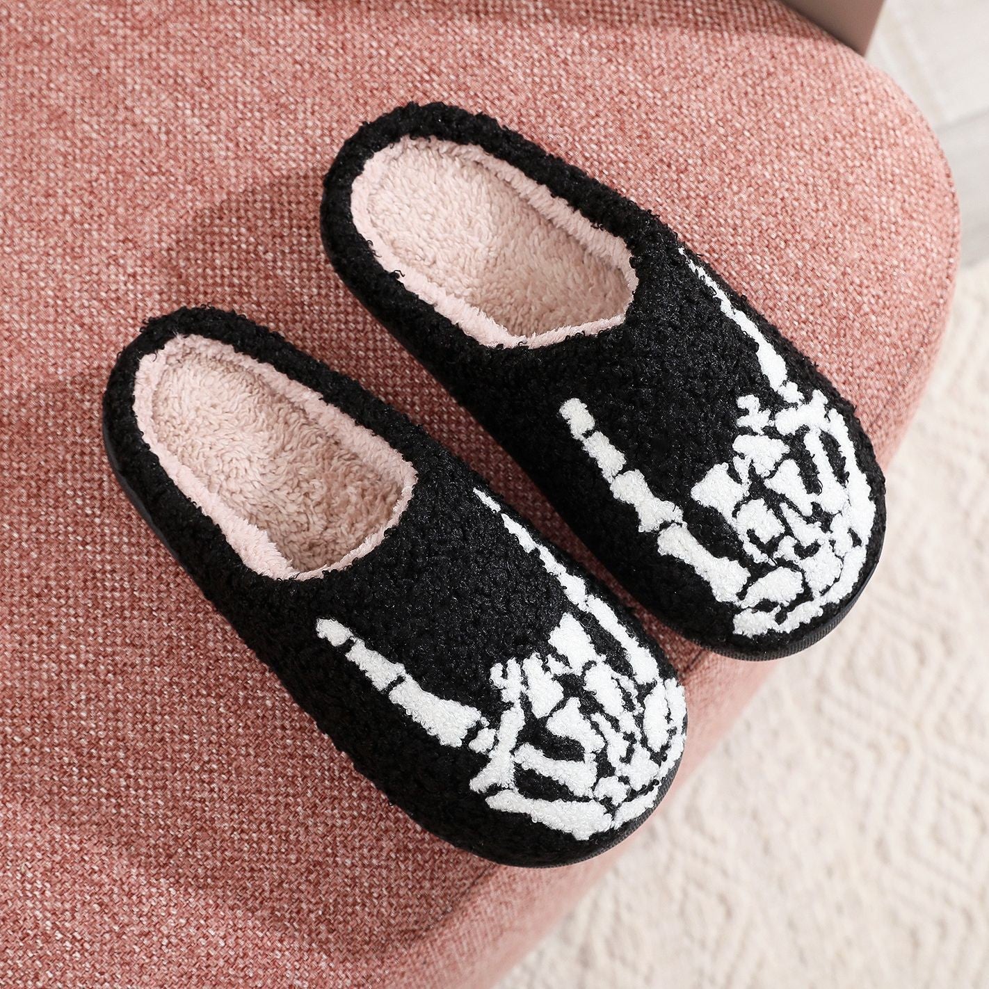 Halloween Plush Slippers Funny Design