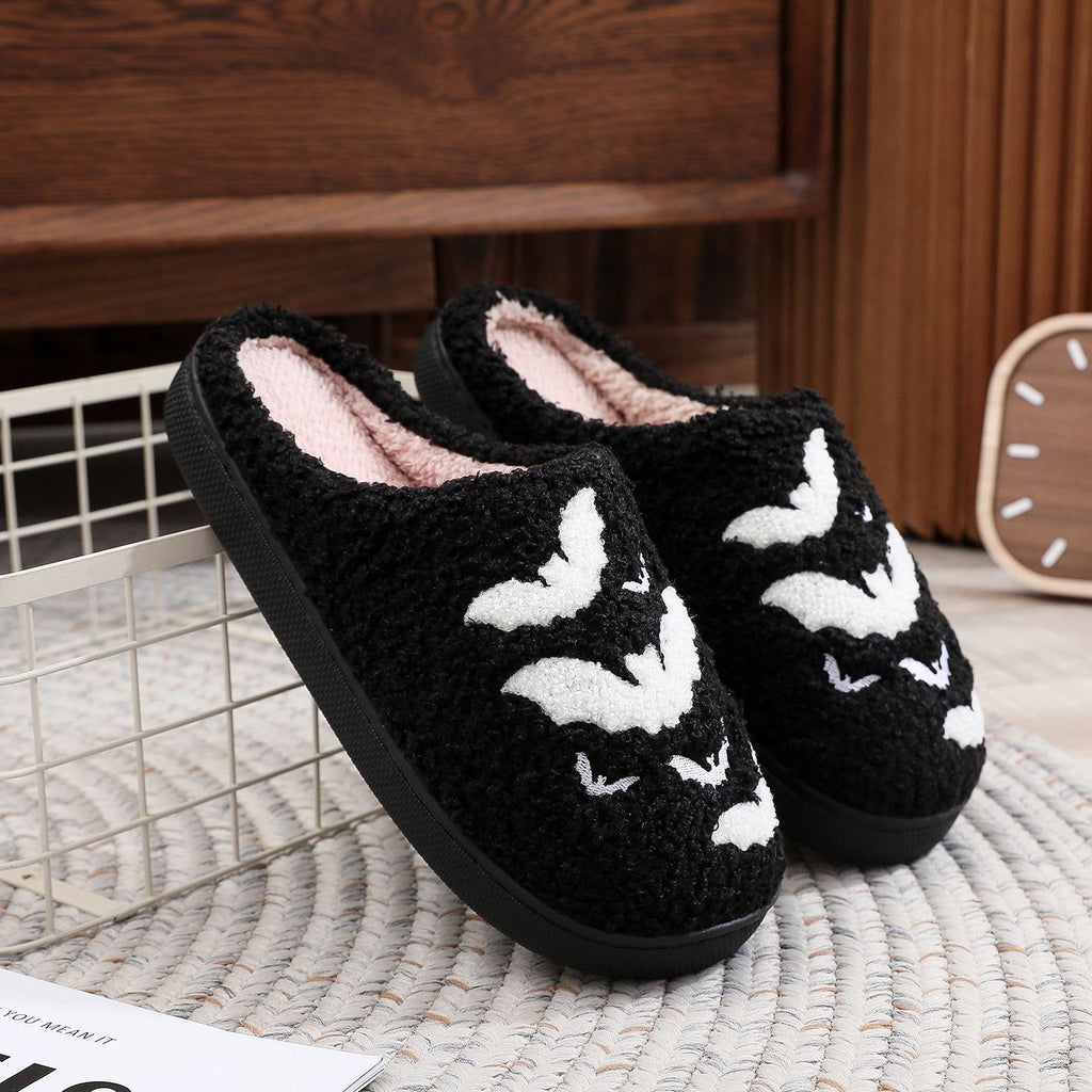 Halloween Plush Slippers Funny Design