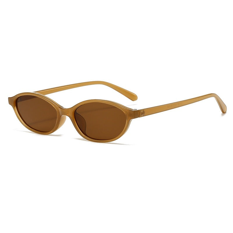 Vintage Oval Sunglasses UV400 Protection