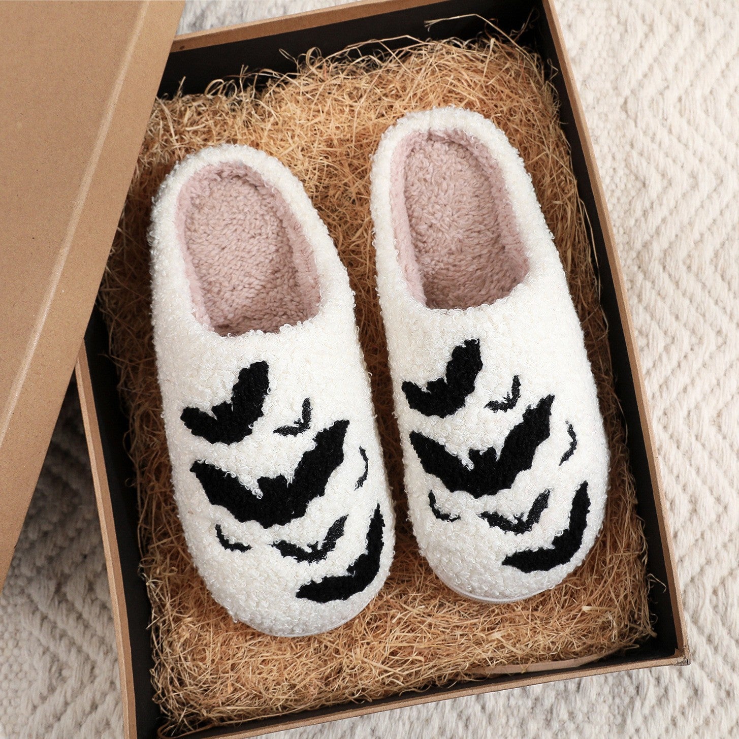 Halloween Plush Slippers Funny Design