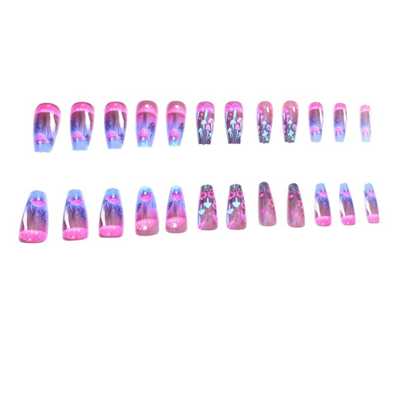 Colorful Press-On Nail Stickers