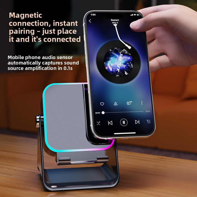 Multifunctional wireless speaker ambient light