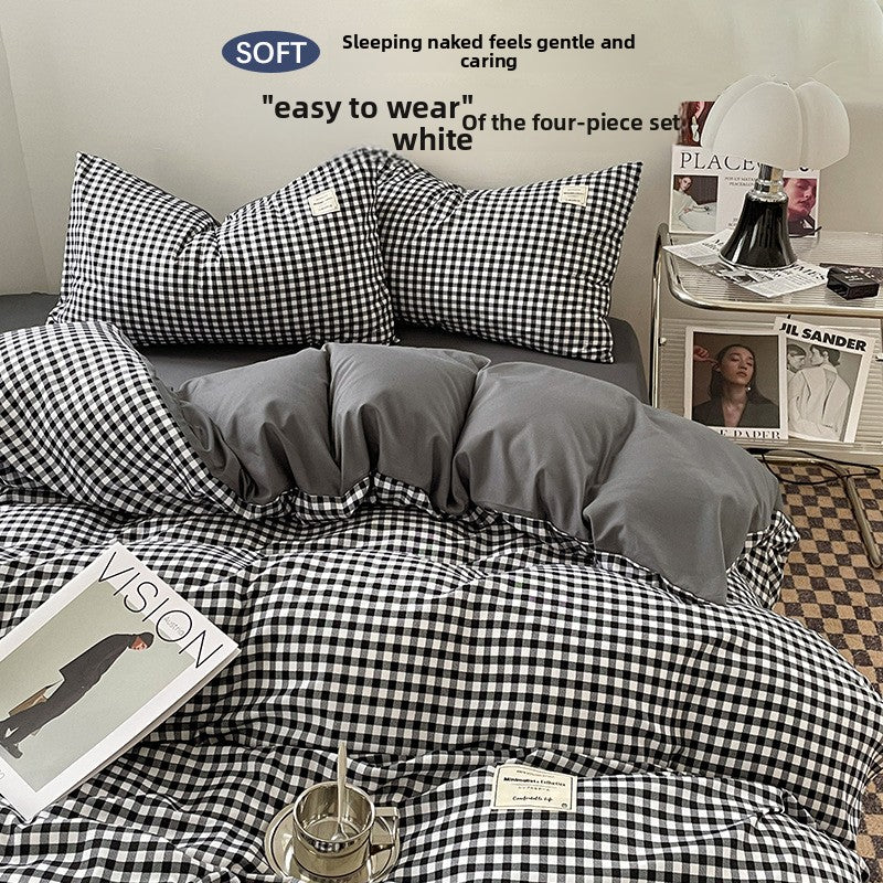 Washed Cotton Bed Sheet Set